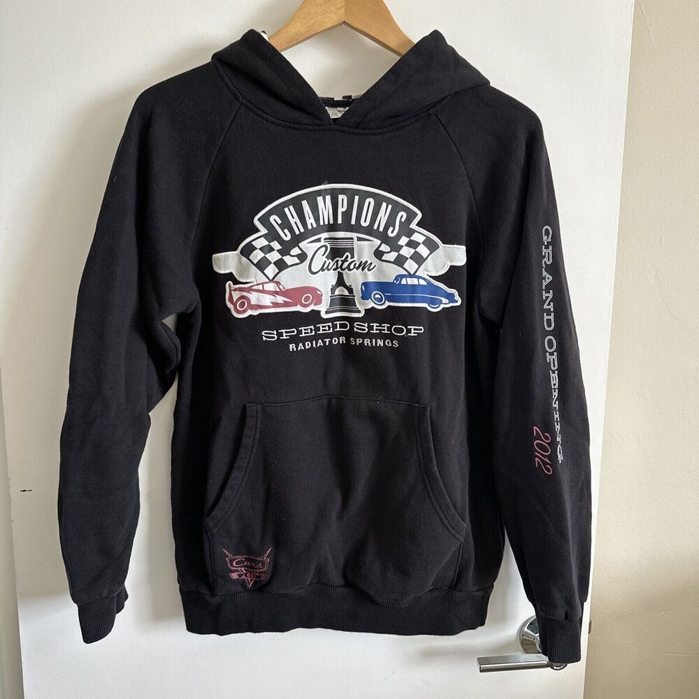 Disney Parks Cars Champions Custom Speed Shop Radiator Springs Mens S Hoodie